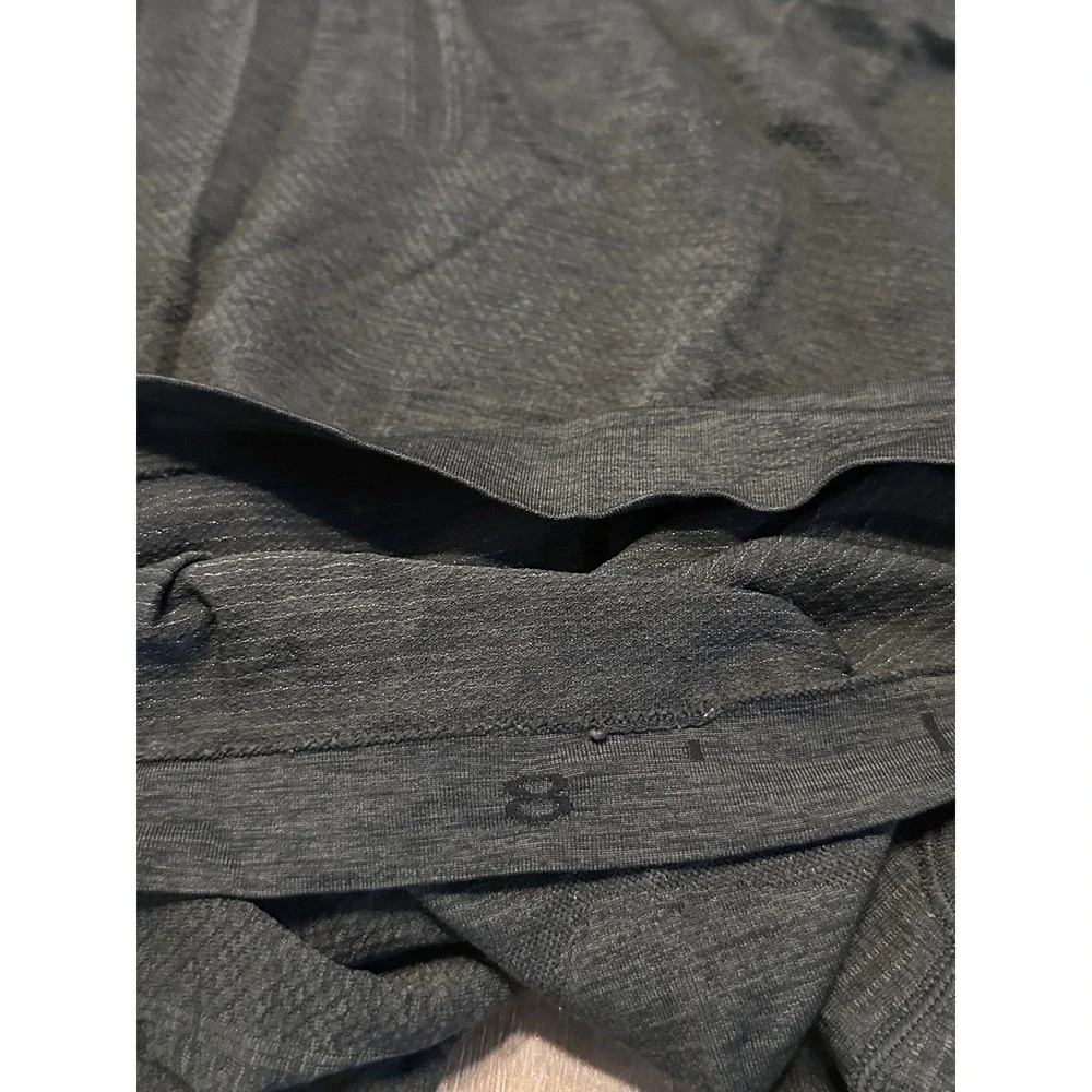Lululemon Swiftly Tech Long Sleeve 2.0 Charcoal‎ Grey Shirt Size 8